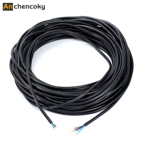 Anchencoky 4 pin Cables 10m/15m/25m Video for Wired  Intercom Home Doorbell Extension Wire Connect Monitor to CCTV Camera ► Photo 1/6