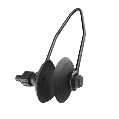 Universal Outboard Motor Water Flusher Round Ear Muff Cups for Marine Boat Yacht Replacement Parts - Black ► Photo 1/6