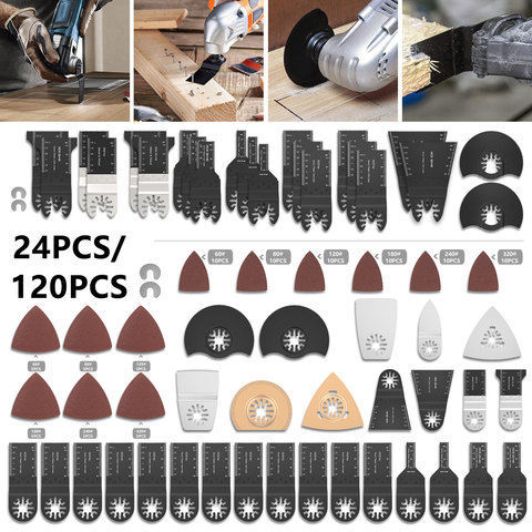 Oscillating Saw Blades Universal Multitool Tool Quick Release Kit Professional Wood/Metal for Fein Multimaster, Dremel, Bosch ► Photo 1/6