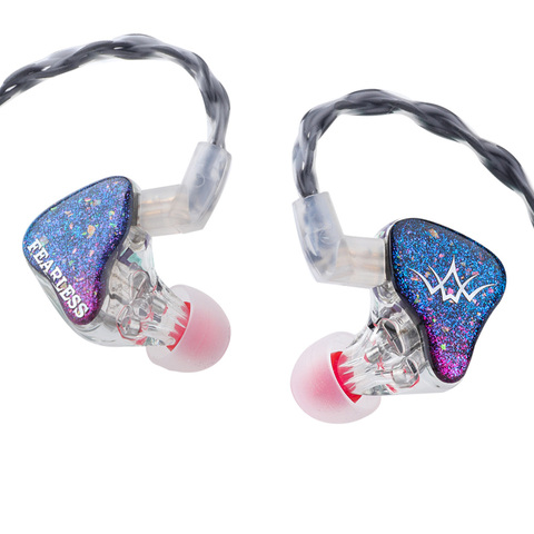 Fearless Audio Tequila 1DD+6BA Hybrid Driver In-ear Earphone with 8mm Dual-magnetic Composite DD, Starry Faceplate, Detachable Q ► Photo 1/5