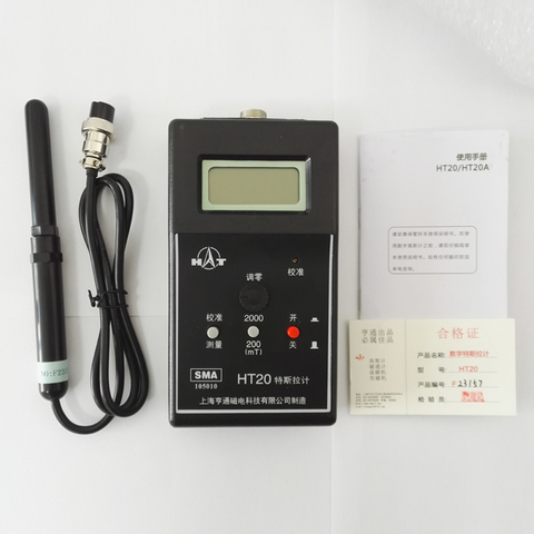 HT20 Gausser Meter Handheld Tesla Meter HT20 Permanent Magnet Surface Magnetic Field Magnetometer Gauss Gauge Tesla Meter ► Photo 1/3