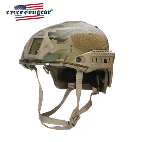 Emersongear Fast Helmet AF Style Tactical Helmet w shroud Protective Helmet Airsoft Outdoor Sports Wargame CS Lightweight Helmet ► Photo 1/1