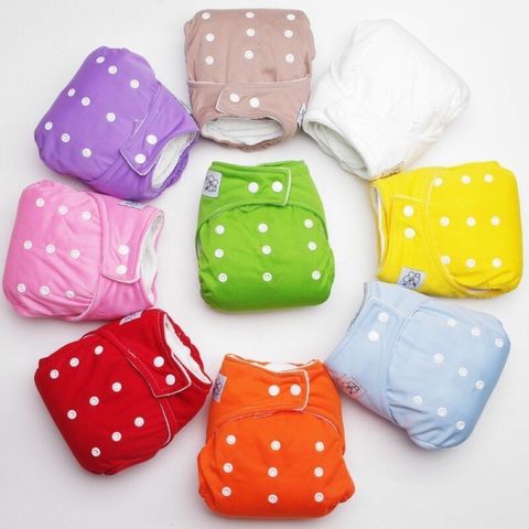 Adjustable Reusable Lot Baby Kids Boy Girls Washable Soft Cloth Diaper Nappies Eco - friendly One Piece ► Photo 1/6