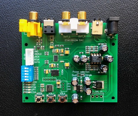 Lusya ES9038 Q2M DAC DSD Decoder Coaxial Fiber DOP For hifi amplifier audio Support IIS DSD 384KHz B2-001 ► Photo 1/3