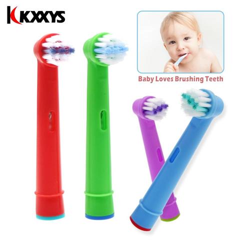 8pcs Children Brush Heads Toothbrush For Oral B EB-10A SmartSeries/Advance Power/Pro Health/Triumph 5000 inkl 6000 ► Photo 1/6