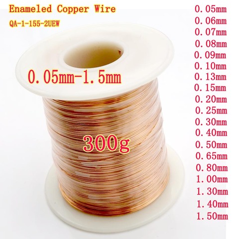 300g 0.05-1.5mm polyurethane Enameled Copper Wire Magnet Wire Magnetic Coil Winding wire For Making Electromagnet Motor Copper ► Photo 1/6