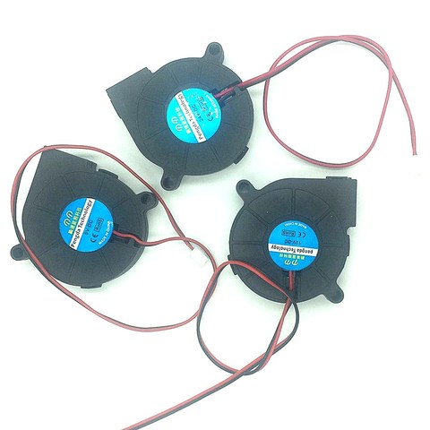 3D printer Store 50*15mm DC5V 12V 24V Cooling Fan Ultra Quiet Turbine Small DC Blower 5015 For 3D Printer Circuit Board ► Photo 1/6