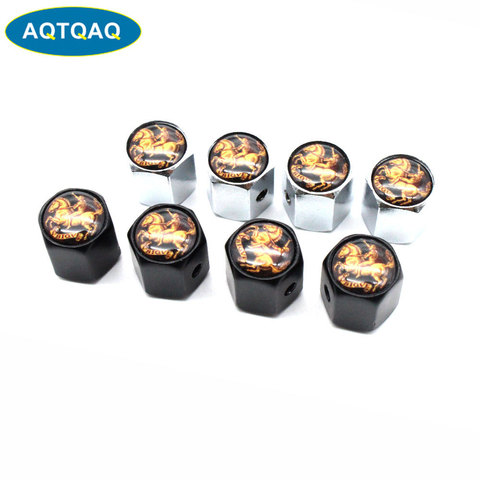 5 Pcs/Set Car Styling Zinc Alloy Anti-theft Knight Style Car Tire Valve Caps Wheel Tires Tire Stem Air Cap Airtight Covers ► Photo 1/6