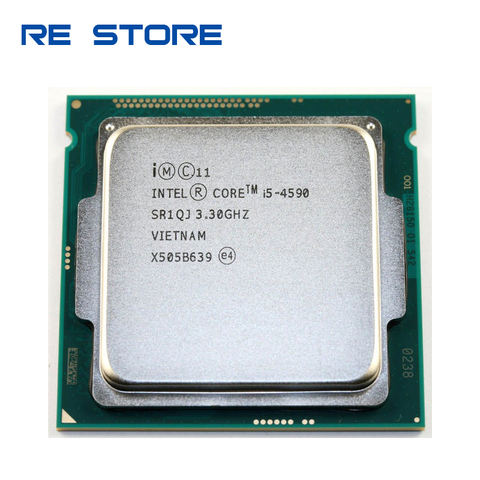 used Intel Core i5 4590 Processor Quad-Core 3.3GHz L3 6M 84W Socket LGA 1150 Desktop CPU ► Photo 1/2