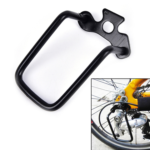 Black Bicycle Rear Derailleur Hanger Chain Gear Guard Protector Cover Mountain Bike Cycling Transmission Protection Iron Frame ► Photo 1/6