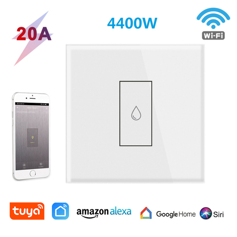 4400W 20A High Power WiFi Smart Switch for Boiler Water Heater Electric Fireplace Oven App Remote Control Timer Voice Command ► Photo 1/6