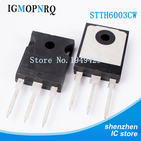 Free shippin 5pcs/lot STTH6003CW STTH6003 TO-247 Fast Recovery Diode 300V 60A new original Immediate delivery ► Photo 1/1