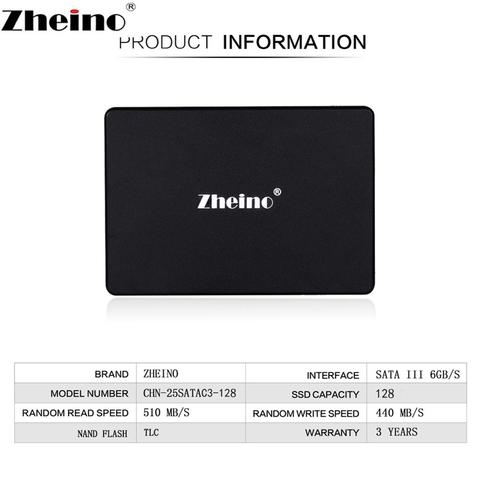 Zheino 2.5 SATAIII SSD 32GB 60GB 120GB 240GB 480GB 128GB 256GB 512GB 6gb/s Internal Solid State Drive Disk For Laptop Desktop ► Photo 1/5