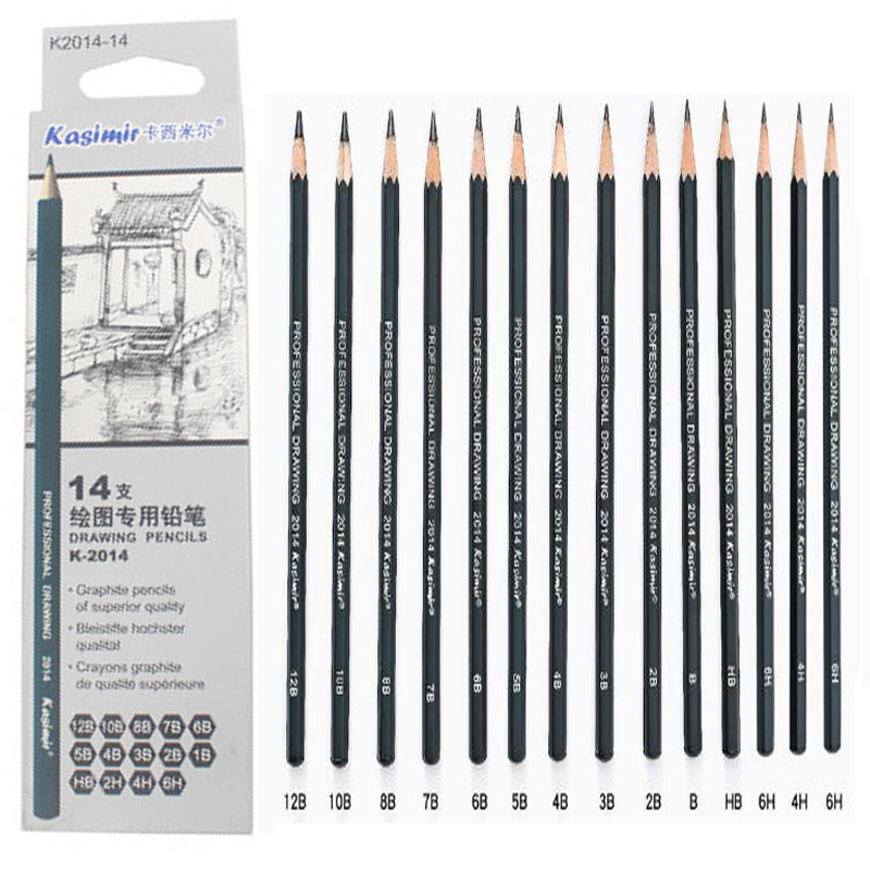 27/39pcs Sketch Pencil Set Professional Sketching Drawing Kit Wood Pencil  Pencil Bags For Painter School Students Art Supplies