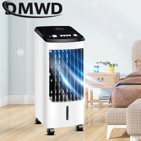 DMWD Electric Air-conditioning Fan Humidifier Arctic Cold Strong Wind Cooling Fans Remote Control Water-cooled Summer Cooler EU ► Photo 1/2