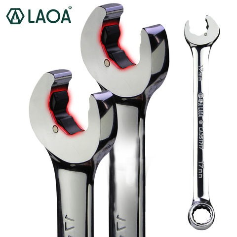 LAOA Special Opening CR-V Ratchet Wrench Spanner Bicycle Motorcycle Car Repair Tools Made In Taiwan ► Photo 1/6