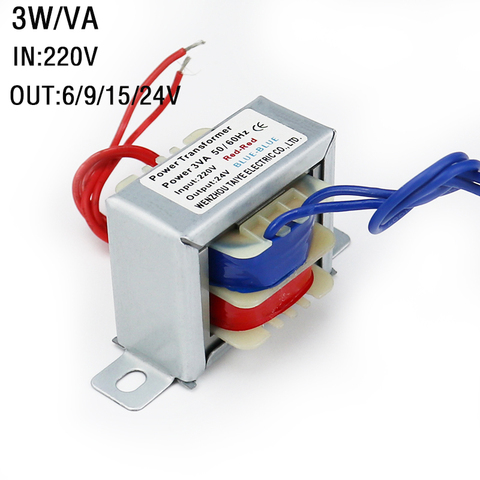 Coil 3W/VA Power transformer AC220V to 6V 9V 15V 24V IE Power Transformer Spot Welding Controller  Electronic Audio Transformer ► Photo 1/6