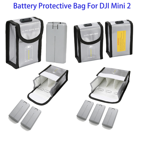 DJI Mini 2 Drone Lipo Battery Storage Bag Mavic Mini Explosion-proof Safe Fireproof Protective Drone Accessories ► Photo 1/5