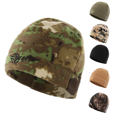 2022 Unisex Outdoor Fleece Hats Camping Hiking Caps Ski Windproof Winter Warm Hat Fishing Cycling Hunting Military Tactical Cap ► Photo 1/6