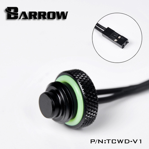 BARROW G1/4 10K Black Silver temperature water stop sealing plug water cooling PC Application Accessories Water TCWD-V1 fitting ► Photo 1/6