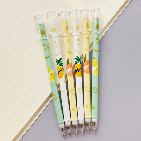 3X Fresh Pineapple Press Automatic Mechanical Pencil Writing Pencil School Supply Student Stationery 0.5mm ► Photo 1/4