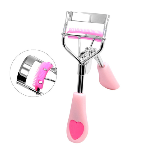 1PC Lady Professional Eyelash Curler With Comb Tweezers Curling Eyelash Clip Cosmetic Eye Beauty Tool maquillaje ► Photo 1/6