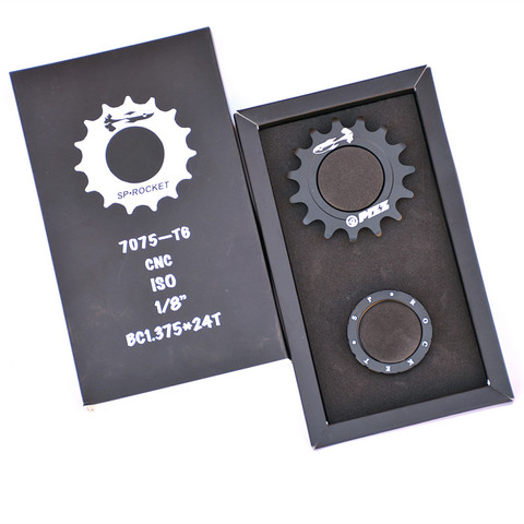 17T Fixed Gear High Quility Bicycle Wheel Cogs Matte Black 7075-T6 Aluminium Alloy Sprocket & Lockring For Fixie Track Bike Hub ► Photo 1/5