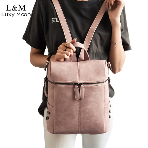 Women Bag Special Leather Backpacks Fashion Shoulder Female Ladies Girls Bagpack