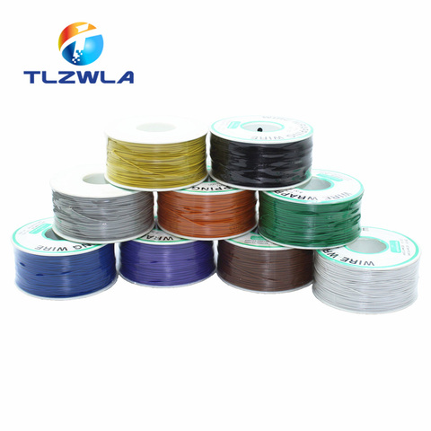 1pcs High Quality 30awg ok line 0.56mm Electrical Wire Wrapping Wire 0.2mm2 Notebooks LCD Screen electric cable ► Photo 1/3