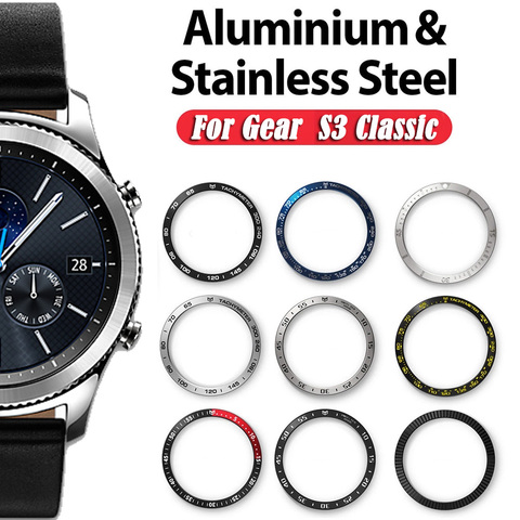 For Samsung Gear S3 Classic & Frontier Ring Bezel Styling Frame Case Cover Protection For Samsung Galaxy Watch 46mm Bezel Ring ► Photo 1/6