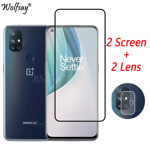 Full Cover Tempered Glass For OnePlus Nord N10 5G Screen Protector For OnePlus Nord N10 Camera Glass For OnePlus Nord N10 Glass ► Photo 1/6