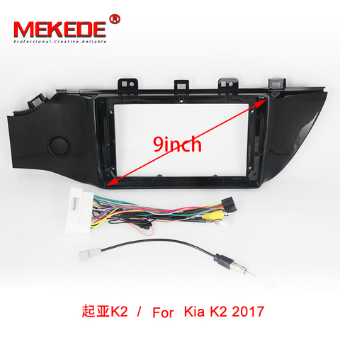 Car 2Din Audio Radio Fascia frame for KIA K2 RIO   RIO 4 2011-2017 Sportage  Ceed GPS Navigation Multimedia player Autoradio ► Photo 1/5