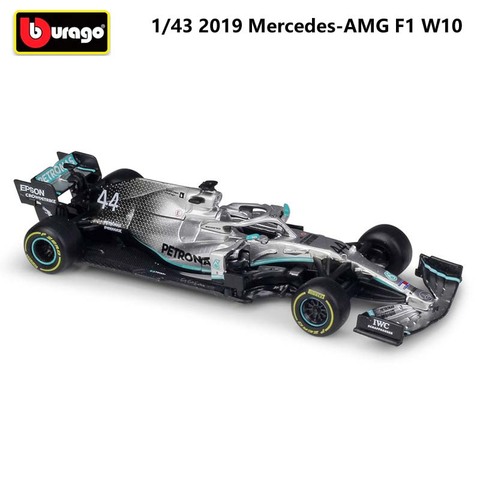 2022 Bburago 1:43 Scale Metal Diecast F1 Car Formulaa 1 Model Mercedes Benz Racing Car W07/W10 Alloy Toy Car Collection Kid Gift ► Photo 1/5
