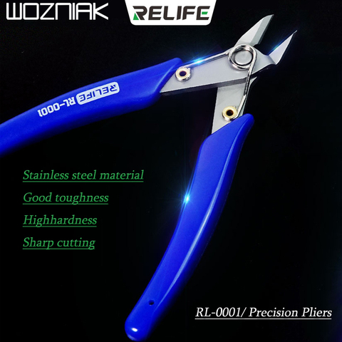 RELIFE RL-0001 5-Inch High precision cutting pliers Cutting Side Snips Nipper Hand Tools Electrical Wire Cable Cutters Precision ► Photo 1/6