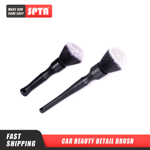 SPTA 24CM Cleaning Brush For Exterior Surfaces,Wheels,Trim Work,Grill,Emblem/Badge Ultra Soft Hair Fine Detailing Brushes ► Photo 1/6