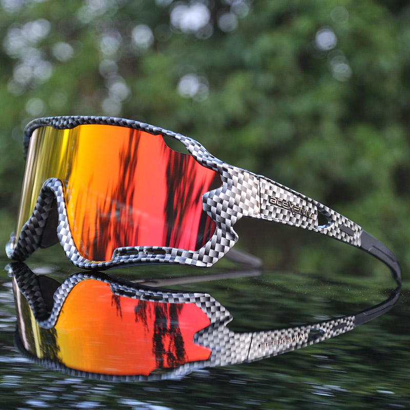 NEW 2020 Polarized Cycling Glasses Mountain Bike Goggles Sports 4 LENS UV400 
