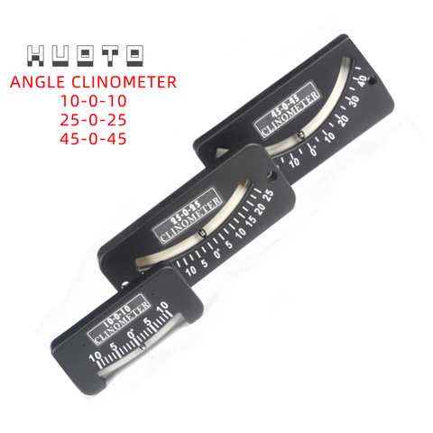 45-0-45 25-0-25 Inclinometer Mini Protractor  angle indicator measuring Instrument Tilt Gauge Slope Locator Meter ► Photo 1/6