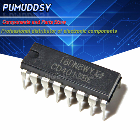 10pcs,CD4017 CD4017B CD4017BE 4017 DECADE COUNTER DIVIDER IC ► Photo 1/1