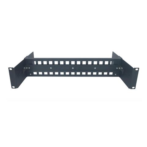 2U 19 inch Adjustable rack mount din rail Chassis in Cabinet 19