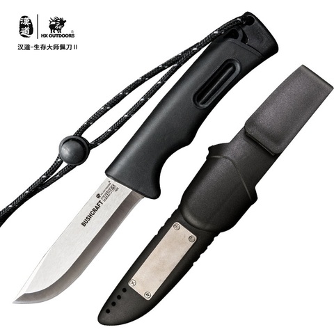 HX DOTDOORS Survival II straight knife Non-slip handle 440 blades camping straight knife multi-function outdoor survival knife ► Photo 1/6