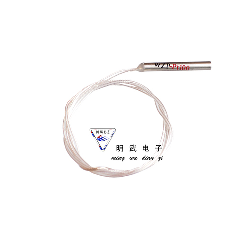 2PCS PT100 Platinum Resister Temperature Sensor Waterproof Temp Probe -20~450 Celsius Insulated Shielding Fiberglass ► Photo 1/4