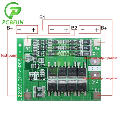 3S 25A BMS 12V 11.1V 12.6V 18650 Lithium Battery PCB Protection Board with Balanced Version for Drill Motor Li-ion Lipo Battery ► Photo 1/6