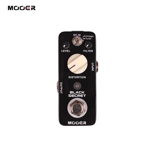 Mooer Black Secret Distortion Electric Guitar Effect Pedal 2 Working Modes True Bypass Mini Pedal Copy From Proco Rat Effect ► Photo 1/5