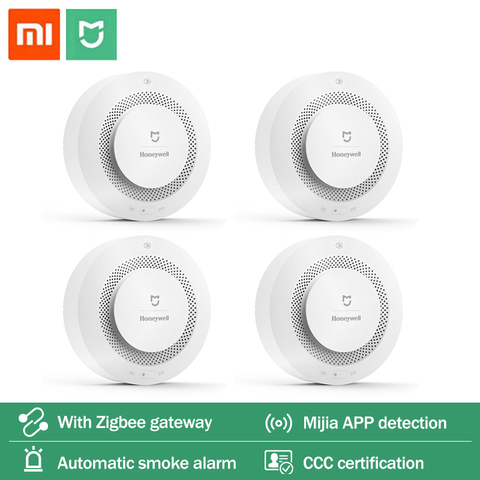 Mijia Honeywell Fire Alarm Smoke Sensor Gas Detector Work With Multifunction Gateway 2 Smart Home Security APP Control ► Photo 1/6