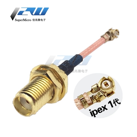 RF IPX / U.FL Switch SMA Female Pigtail Cable For PCI Wifi Card Wireless Router Antenna WiFi Pigtail Cable IPX to SMA Extension ► Photo 1/2