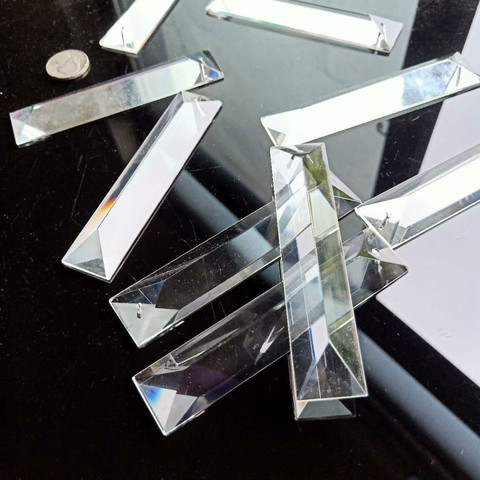 100MM Clear Crystal Bar Suncatcher Pendants Chandelier Crystals Prisms Hanging Ornament Home Decoration Lighting Accessories ► Photo 1/6