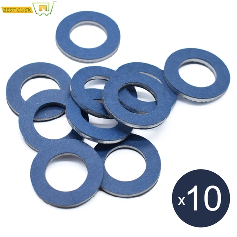 10PCS Thread Oil Drain Sump Plug Gaskets Washer 12mm Hole Seal Ring Car Engine For Toyota Camry Corolla Lexus OE# 90430-12031 ► Photo 1/6