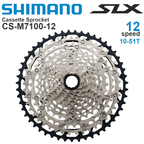 Shimano SLX M7100 12v MTB Cassette Sprocket - HYPERGLIDE+ -  12-Speed 10-45T, 10-51T Original parts ► Photo 1/3