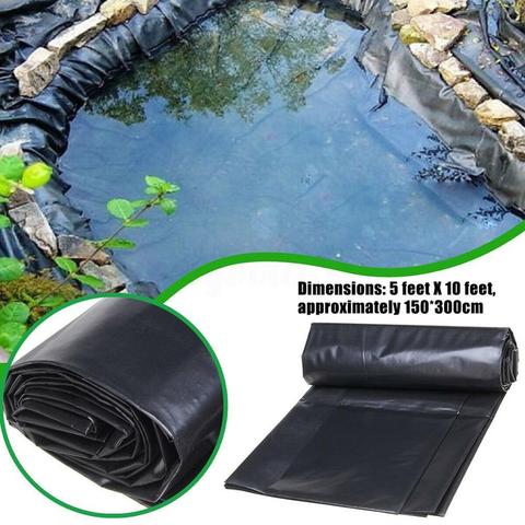 Buy Online 5x10 Feet Hdpe Fish Pond Liner Garden Pond Landscaping Pool Reinforced Thick Heavy Duty Waterproof Membrane Liner Cloth Alitools