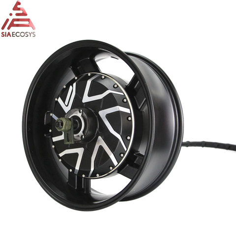 QS Motor 12000W 17X6.0inch 12KW 70H V4 Electric Motorcycle Hub Motor ► Photo 1/3